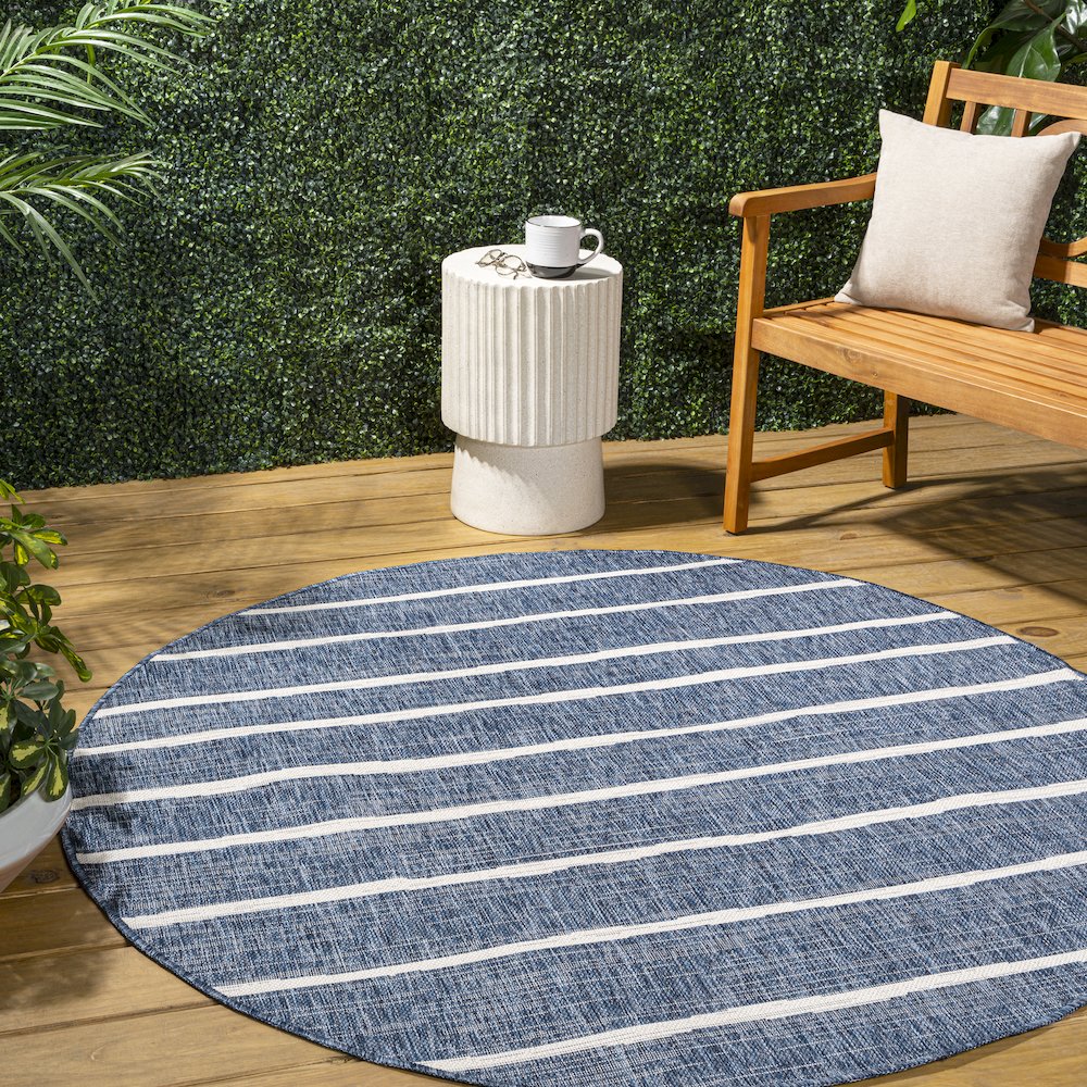 Colonia Berber Stripe  Indoor/Outdoor  Rug. Picture 1