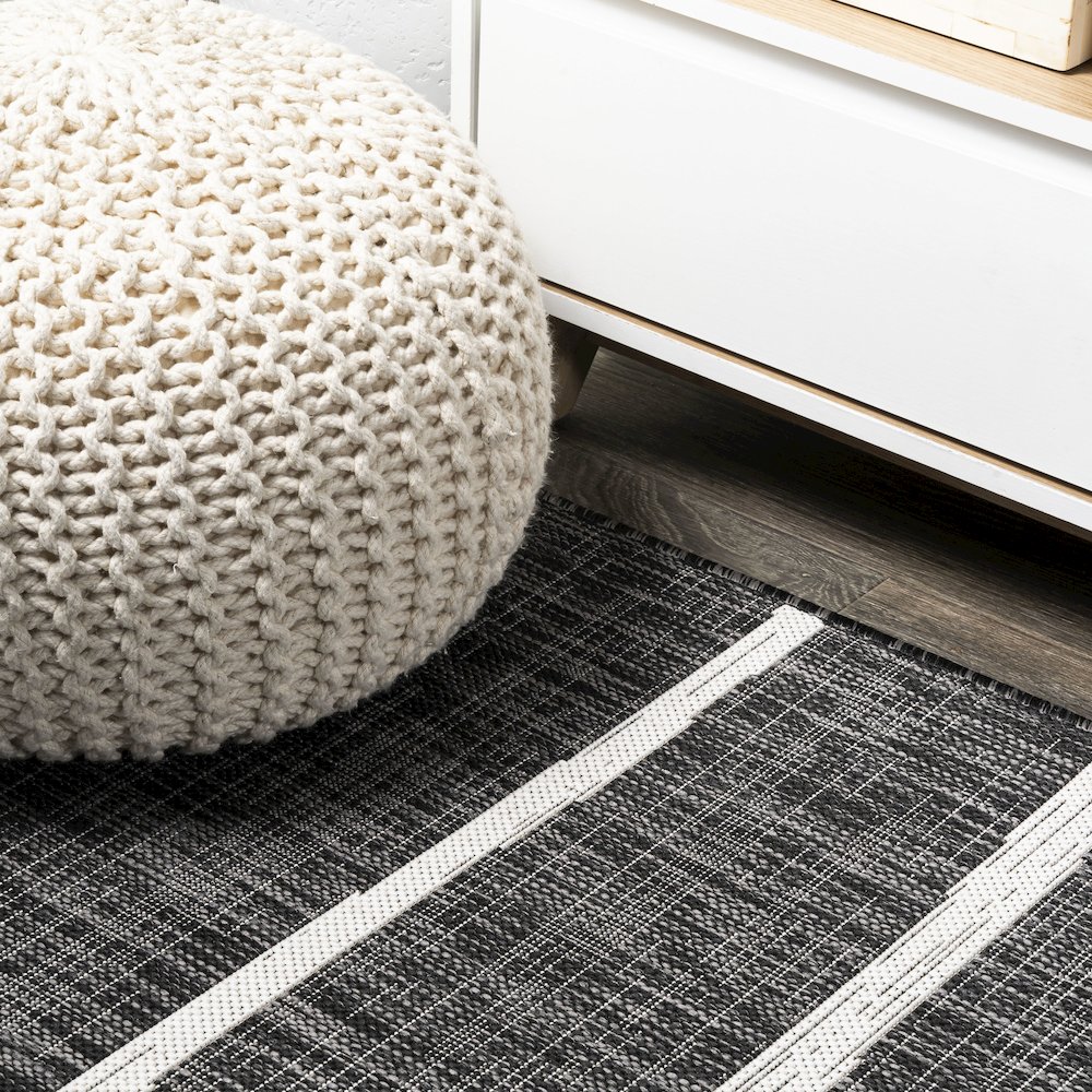 Colonia Berber Stripe Indoor/Outdoor Area Rug. Picture 13
