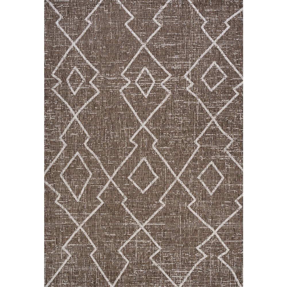 Carwa Tribal Diamond Trellis Indoor/Outdoor Area Rug. Picture 1