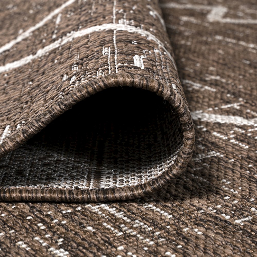 Carwa Tribal Diamond Trellis Indoor/Outdoor Area Rug. Picture 13