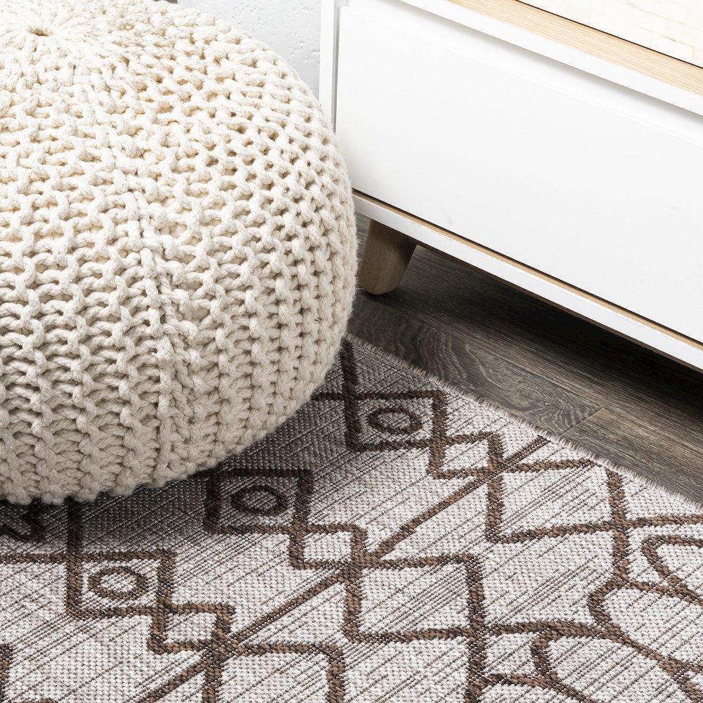 Kafel Tribal Bohemian Indoor/Outdoor Area Rug. Picture 12