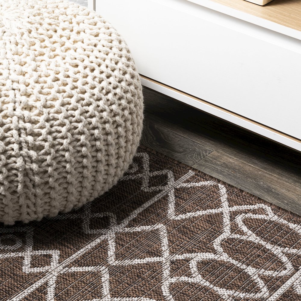 Kafel Tribal Bohemian Indoor/Outdoor Area Rug. Picture 12