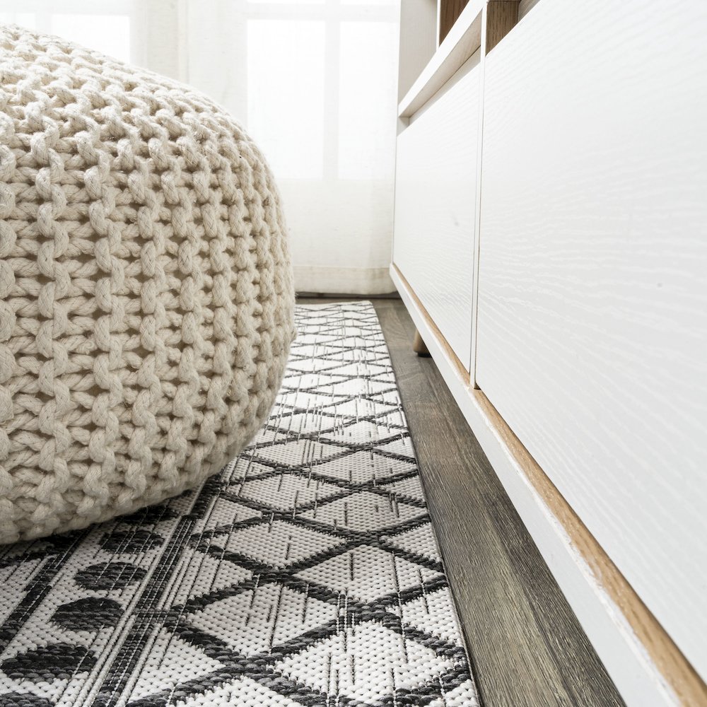 Kafel Tribal Bohemian Indoor/Outdoor Area Rug. Picture 14