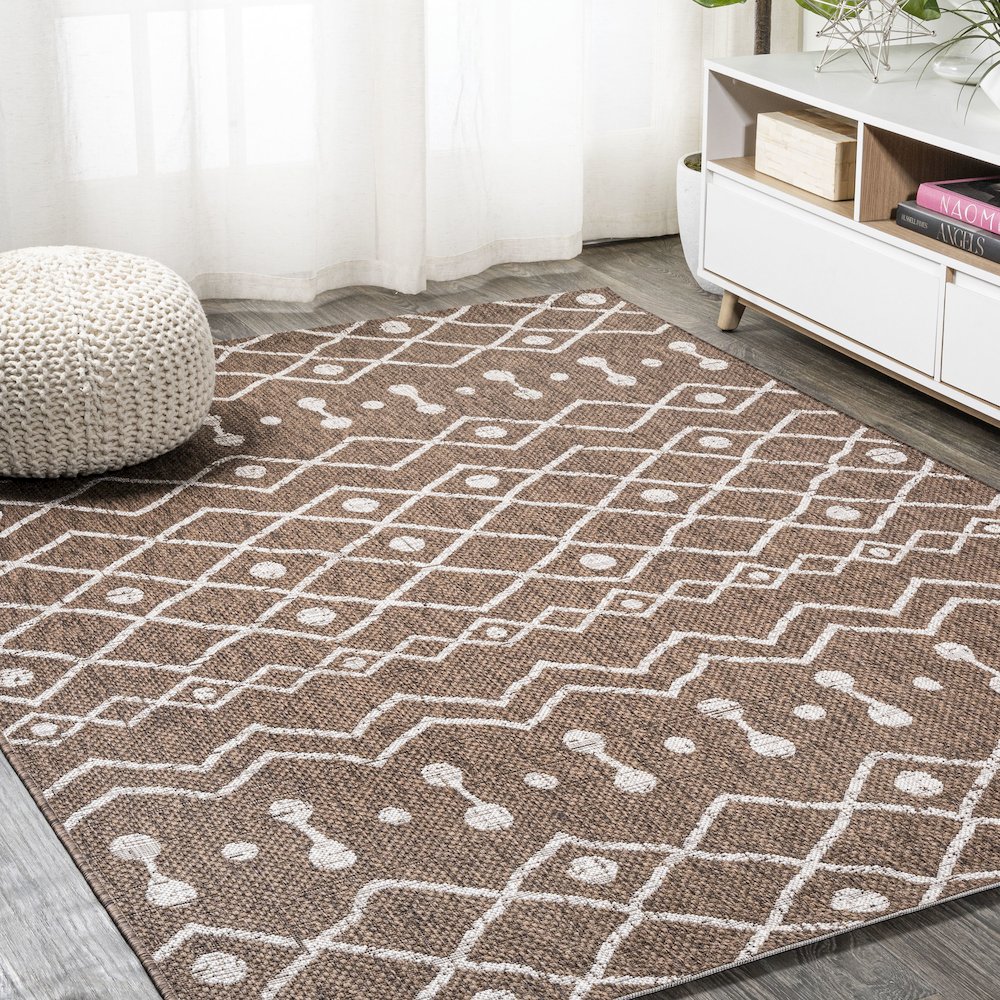 Nokat Tribal Bohemian Indoor/Outdoor Area Rug. Picture 2