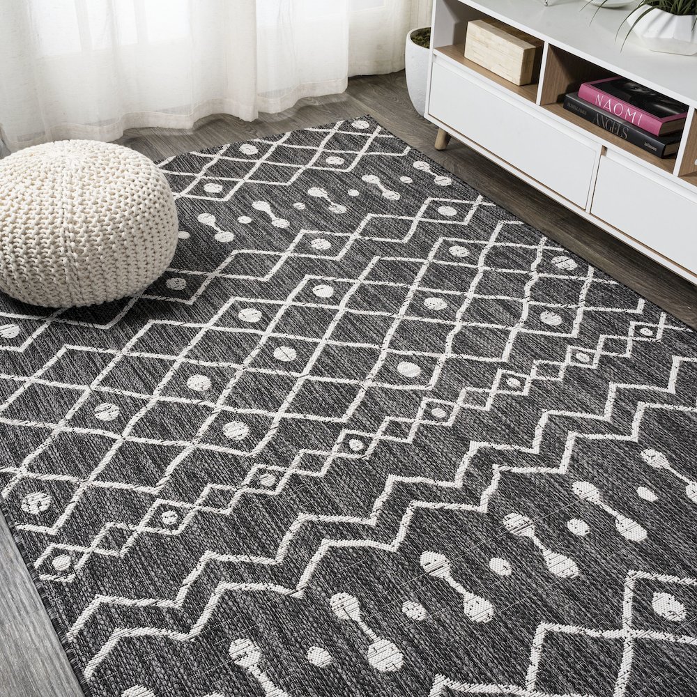 Nokat Tribal Bohemian Indoor/Outdoor Area Rug. Picture 4
