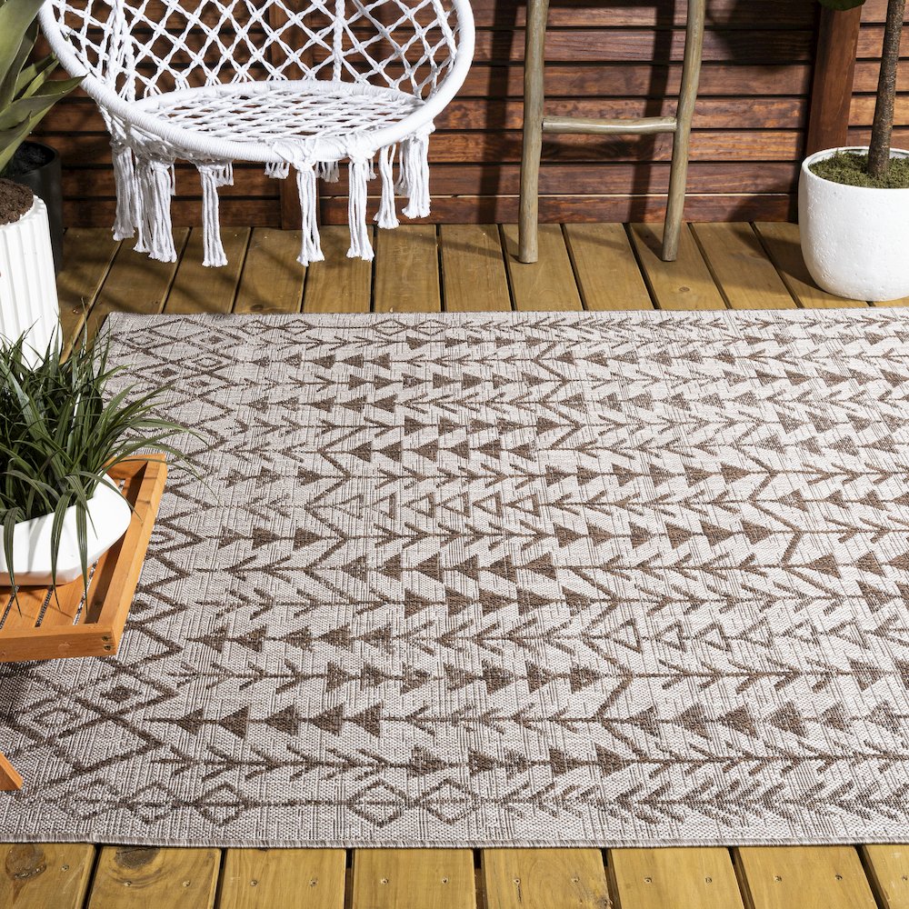 Tokay Bohemian Geometric Indoor/Outdoor Area Rug. Picture 8