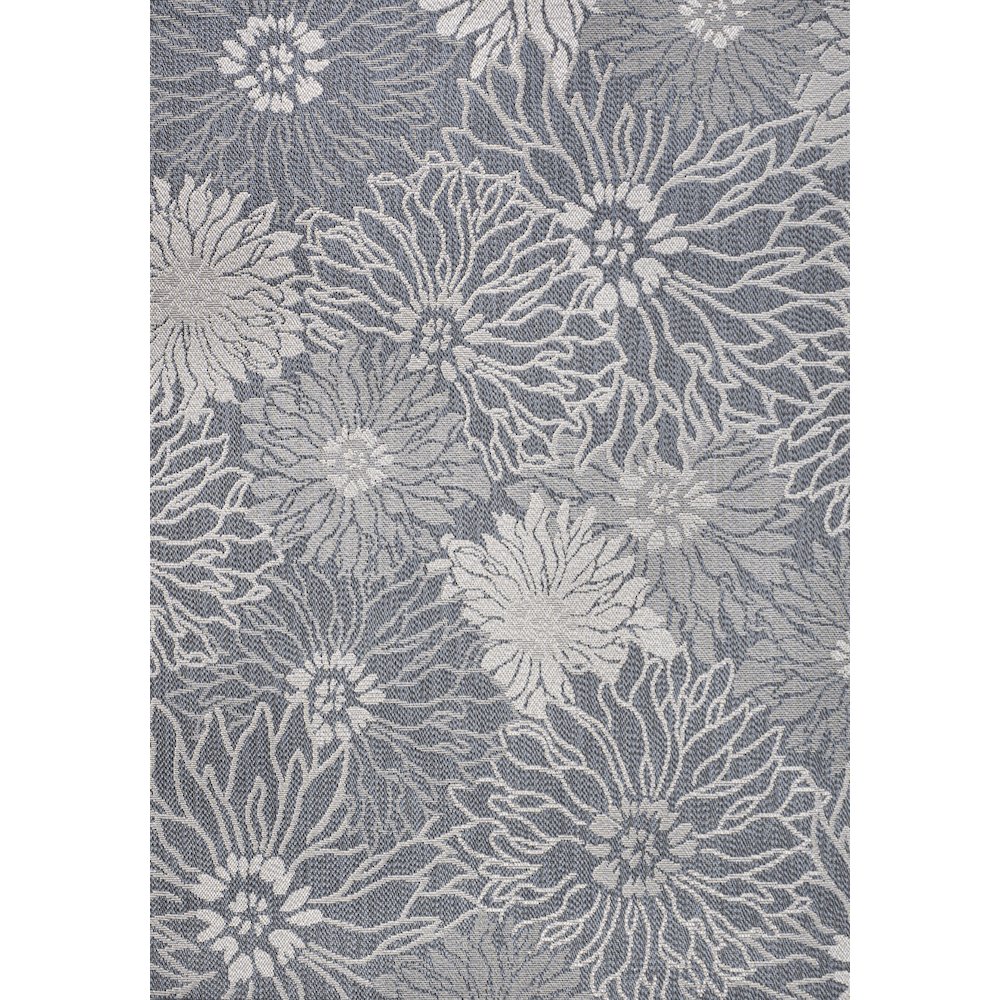 Bahamas Modern All Over Floral Indoor/Outdoor Area Rug. Picture 1