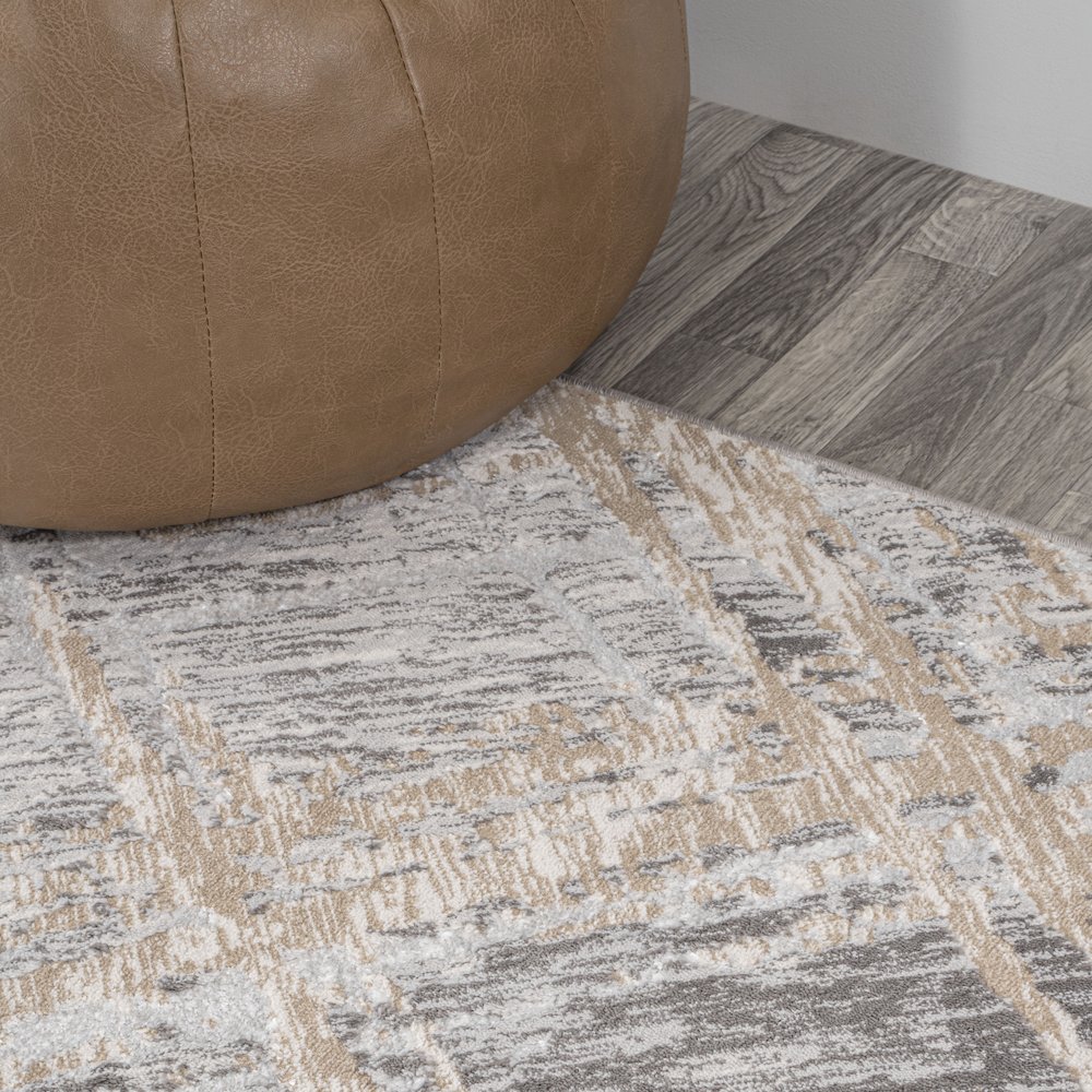Slant Modern Abstract Area Rug. Picture 7