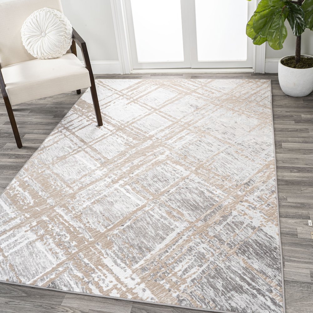 Slant Modern Abstract Area Rug. Picture 2