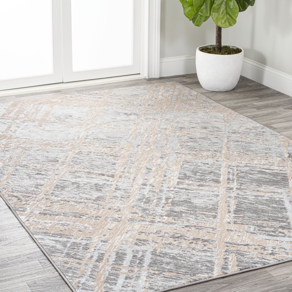 Slant Modern Abstract Area Rug. Picture 5