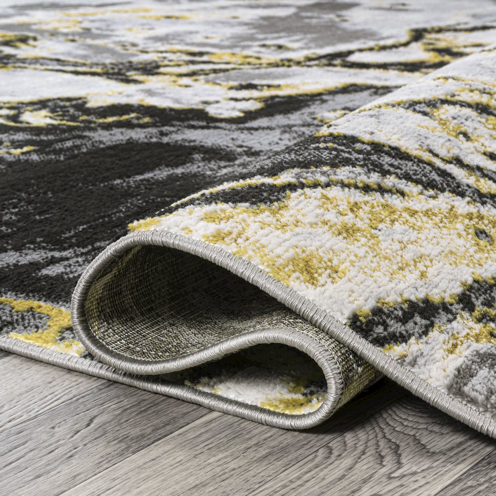 Swirl Marbled Abstract Area Rug. Picture 9