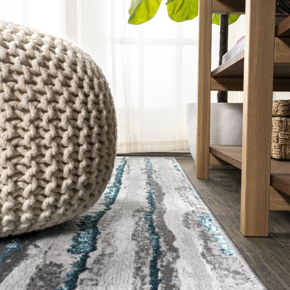 Batten Modern Stripe Area Rug. Picture 9