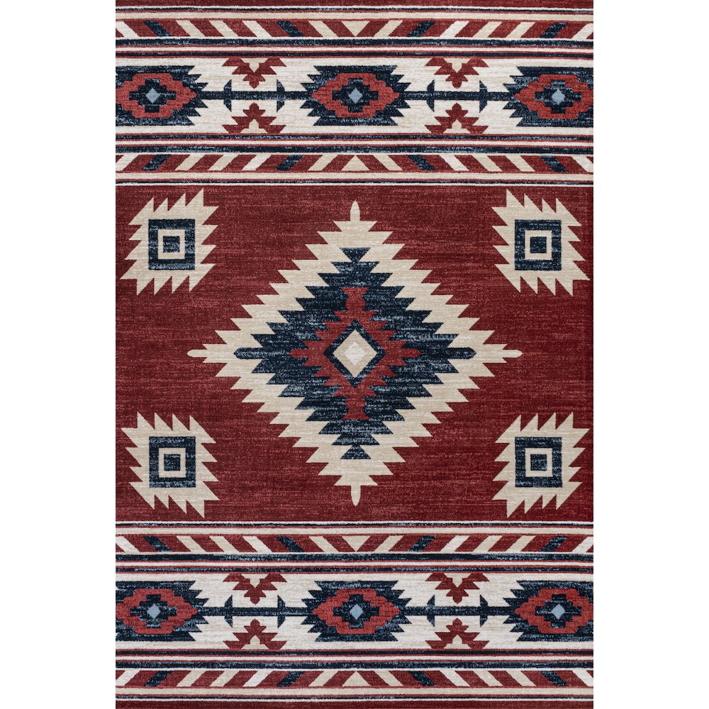 Serape Medallion Southwestern Area Rug. Picture 1