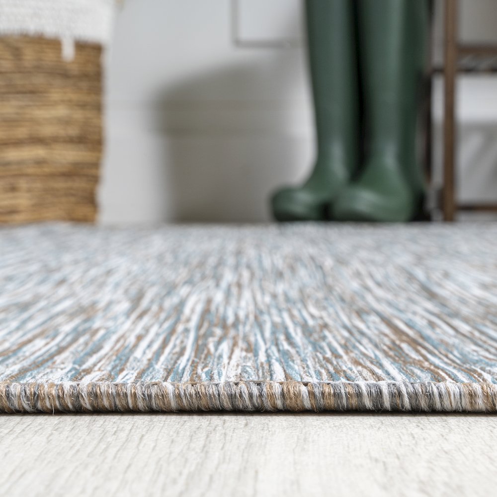 Ethan Modern Flatweave Solid Area Rug. Picture 11
