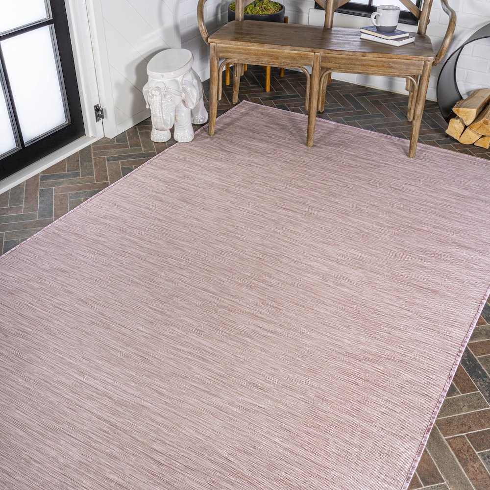 Ethan Modern Flatweave Solid Area Rug. Picture 9