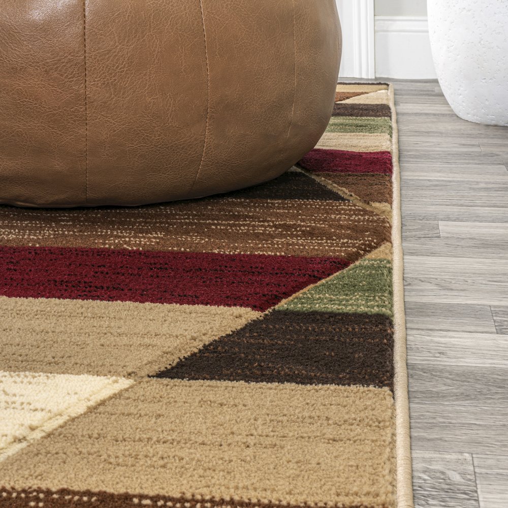 Kehoe Retro Diamonds Geometric Area Rug. Picture 8