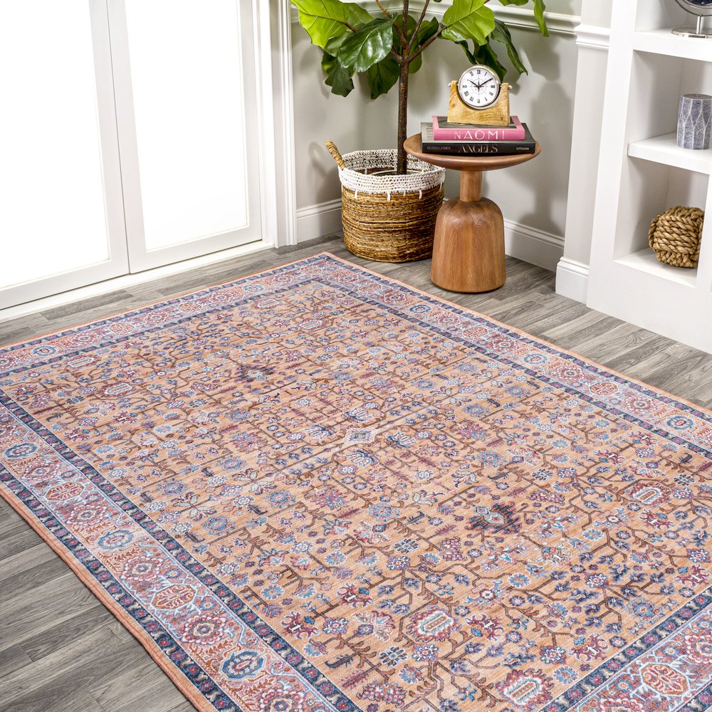 Kemer All Over Persian Washable Indoor/Outdoor Area Rug. Picture 4