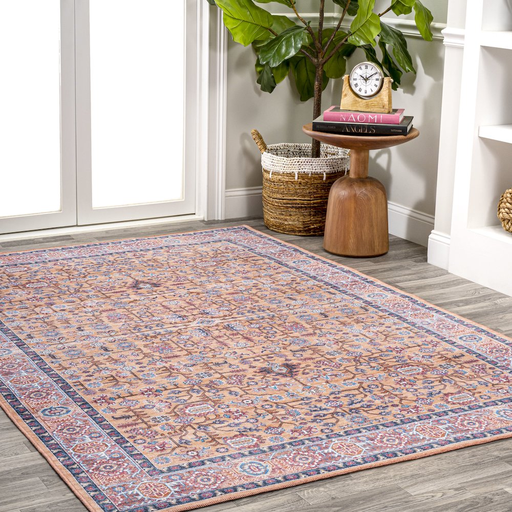 Kemer All Over Persian Washable Indoor/Outdoor Area Rug. Picture 5