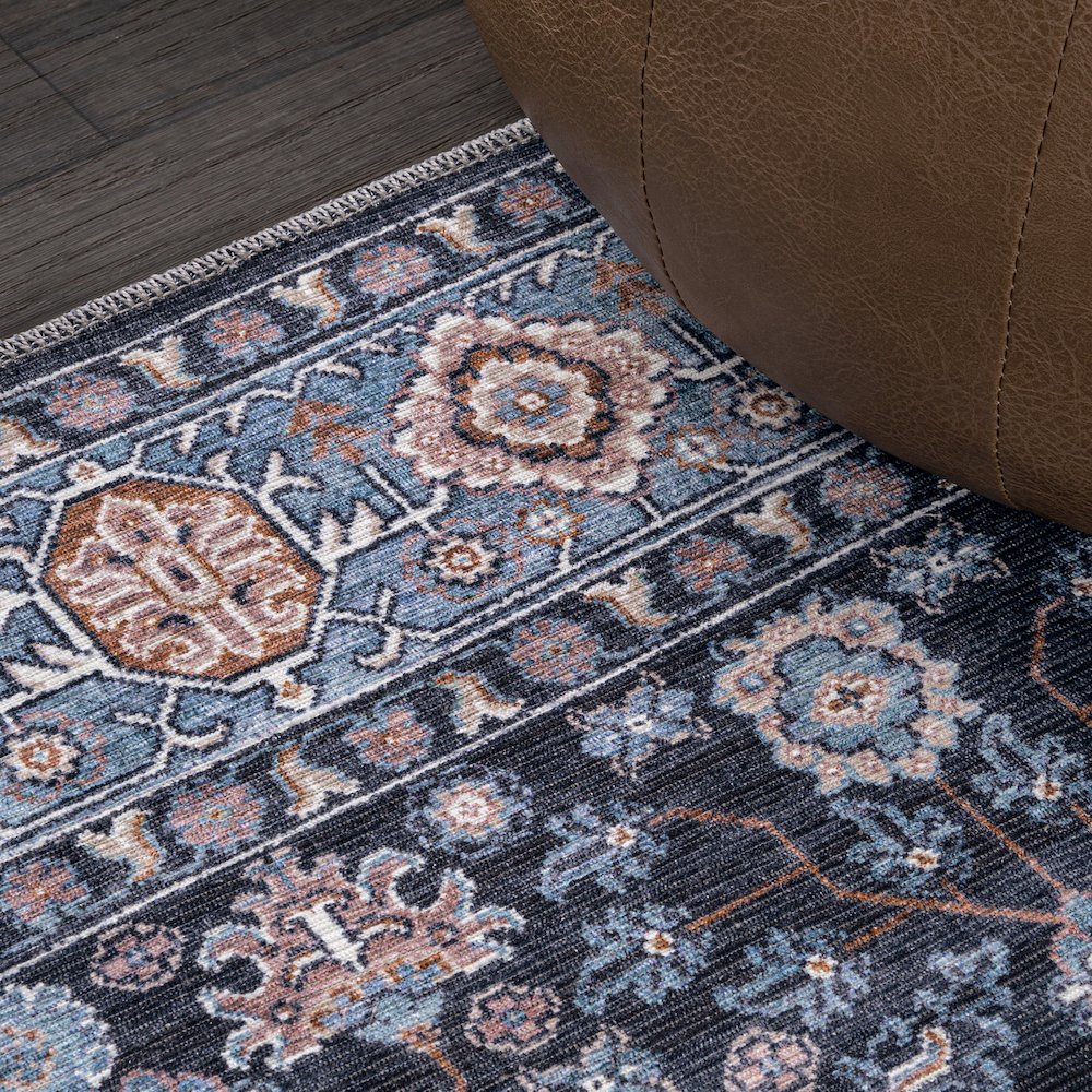 Kemer All-Over Persian Machine-Washable Area Rug. Picture 4