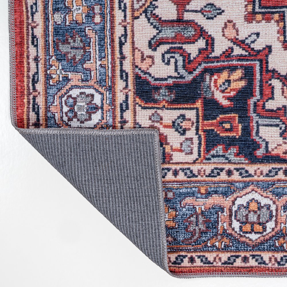 Cirali Ornate Large Medallion Washable Indoor/Outdoor Area Rug. Picture 6