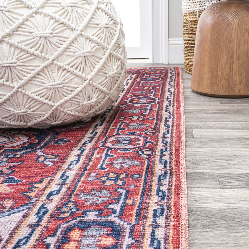Cirali Ornate Large Medallion Washable Indoor/Outdoor Area Rug. Picture 8