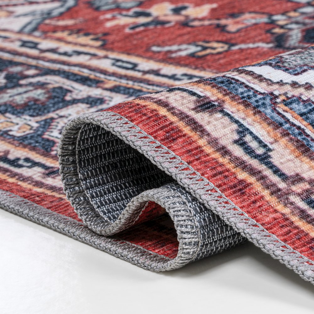 Cirali Ornate Large Medallion Washable Indoor/Outdoor Area Rug. Picture 9