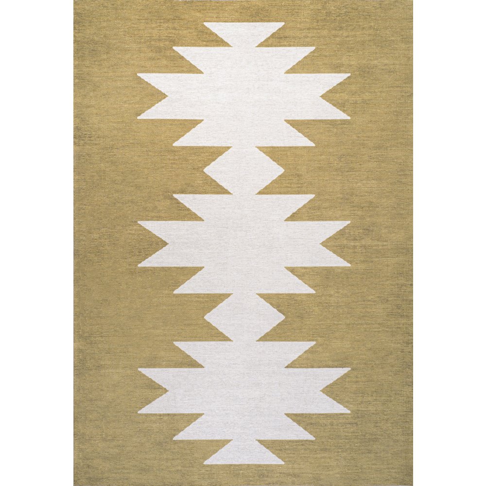 Chayton Minimalist Geometric Machine Washable Area Rug. Picture 1