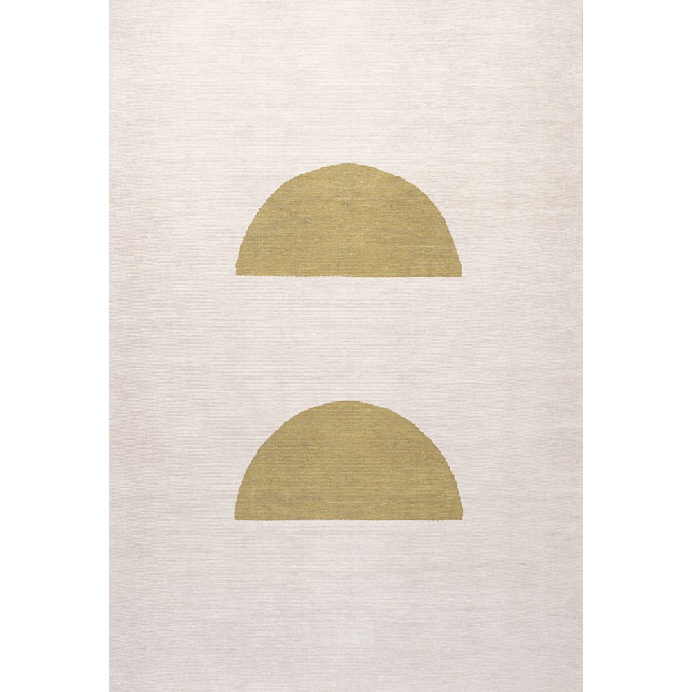 Luola Minimalist Geometric Machine Washable Area Rug. Picture 1