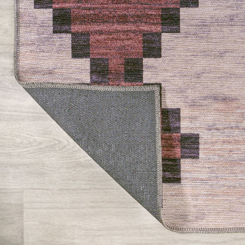 Timantii Modern Trellis Kilim Area Rug. Picture 6