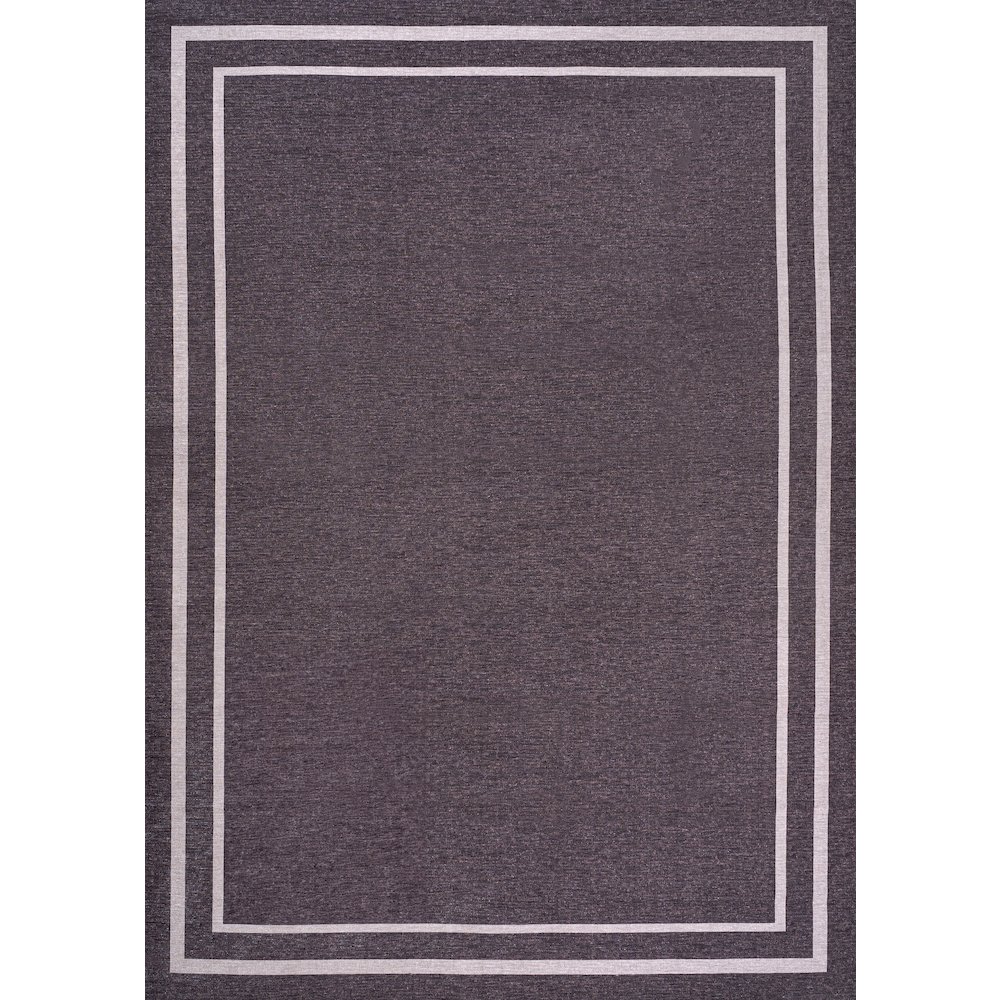 Sloane Classic 2-Stripe Border Washable Area Rug. Picture 3