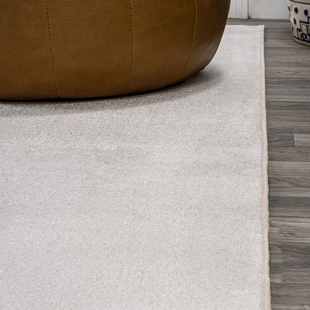 Twyla Classic Solid Low-Pile Machine-Washable Area Rug. Picture 5