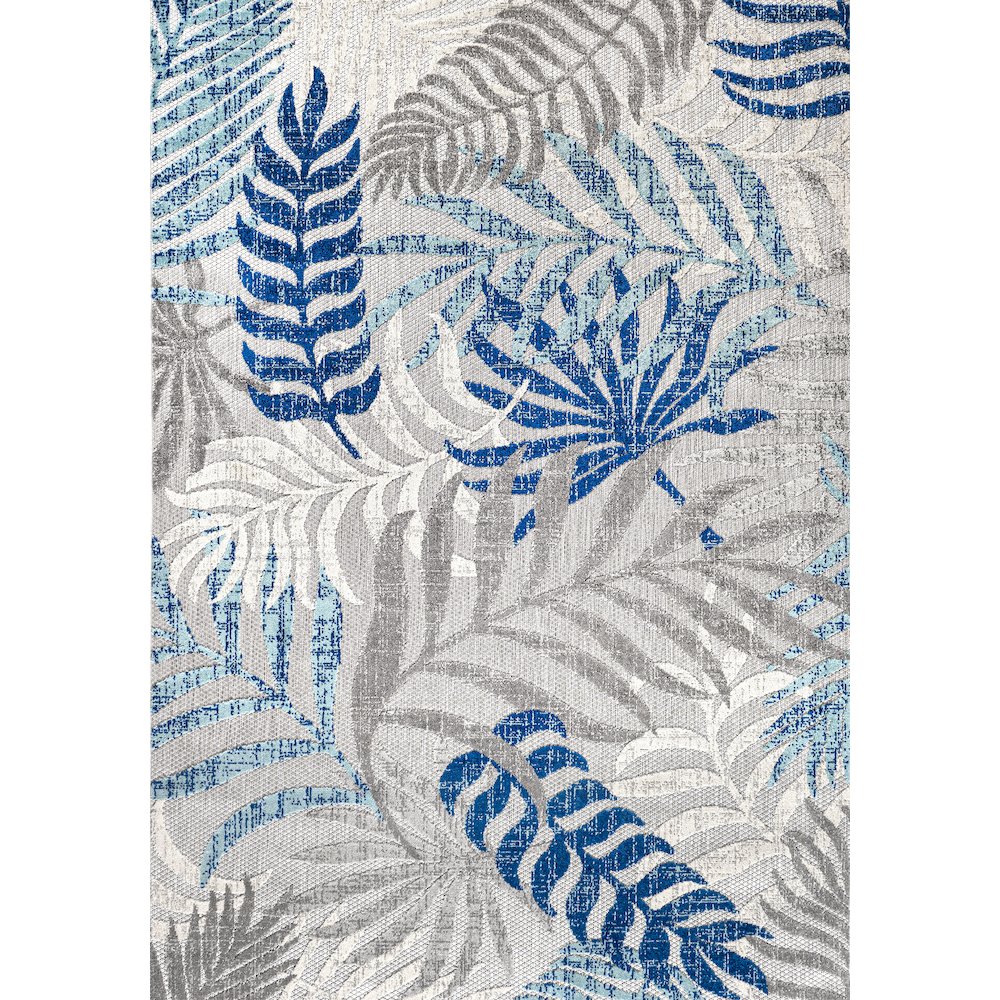 Tropics Palm Leaves Indoor/Outdoor Area Rug. Picture 1