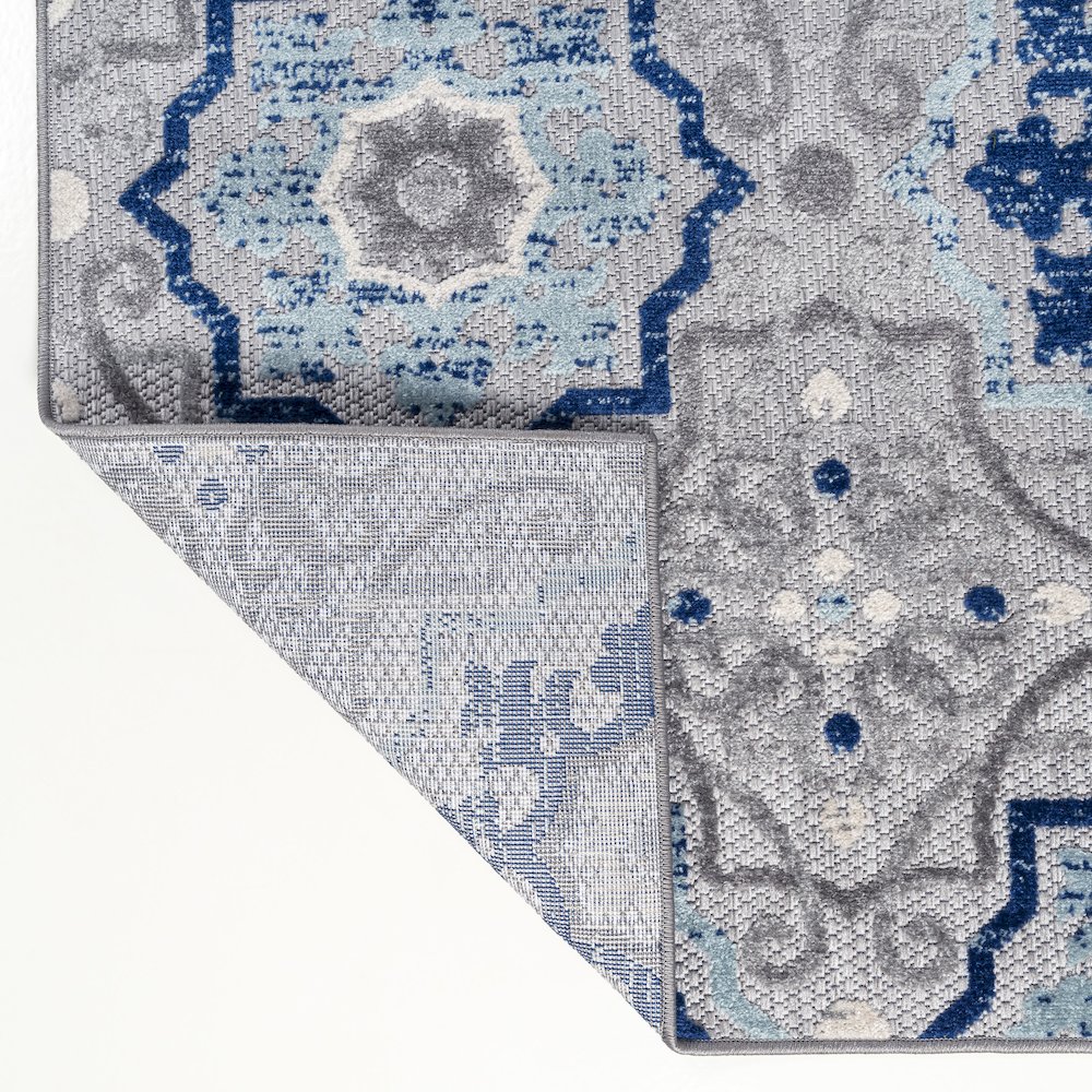 Mediterranean Medallion Indoor/Outdoor Area Rug. Picture 9