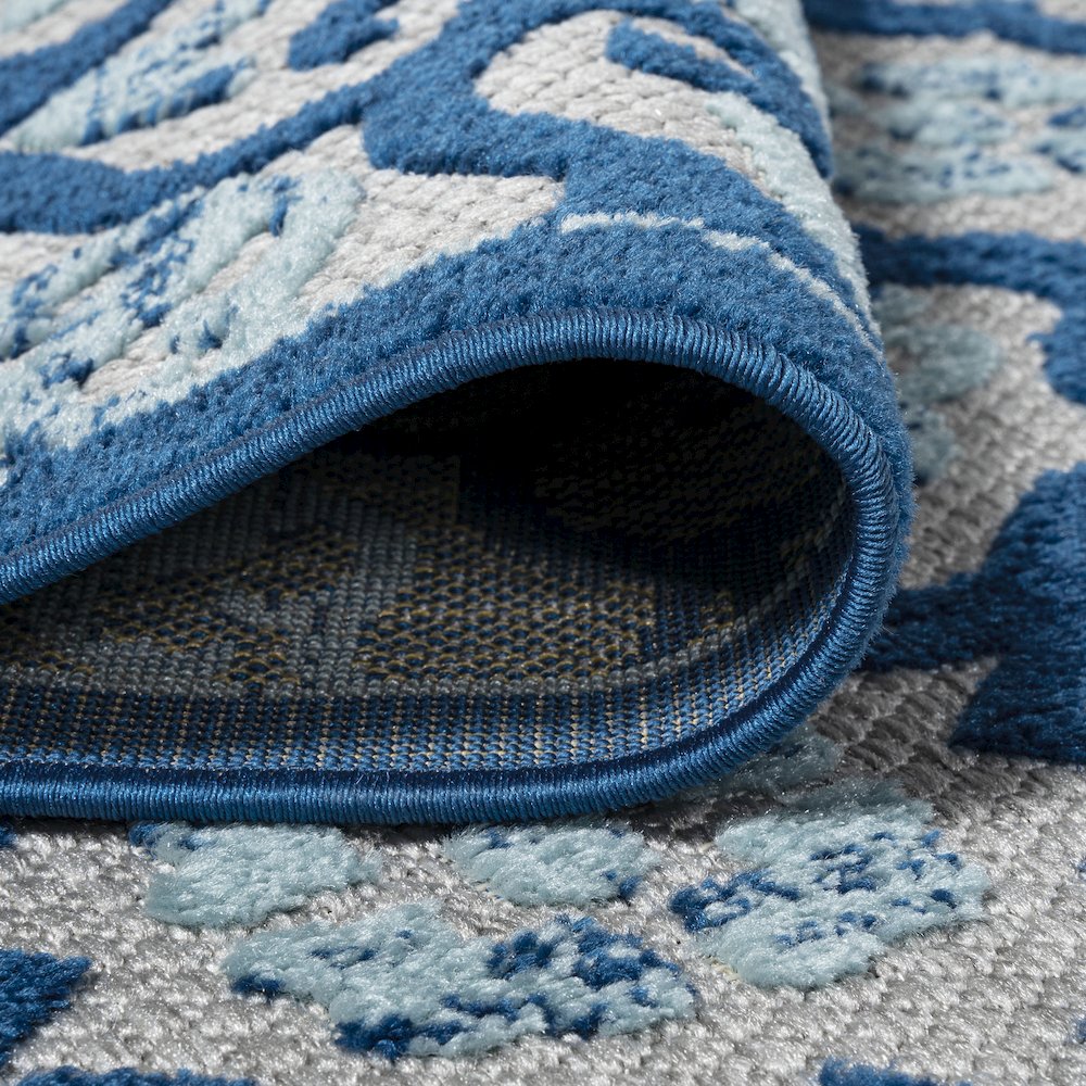 Gallia Tile Trellis High-Low Indoor/Outdoor Area Rug. Picture 12