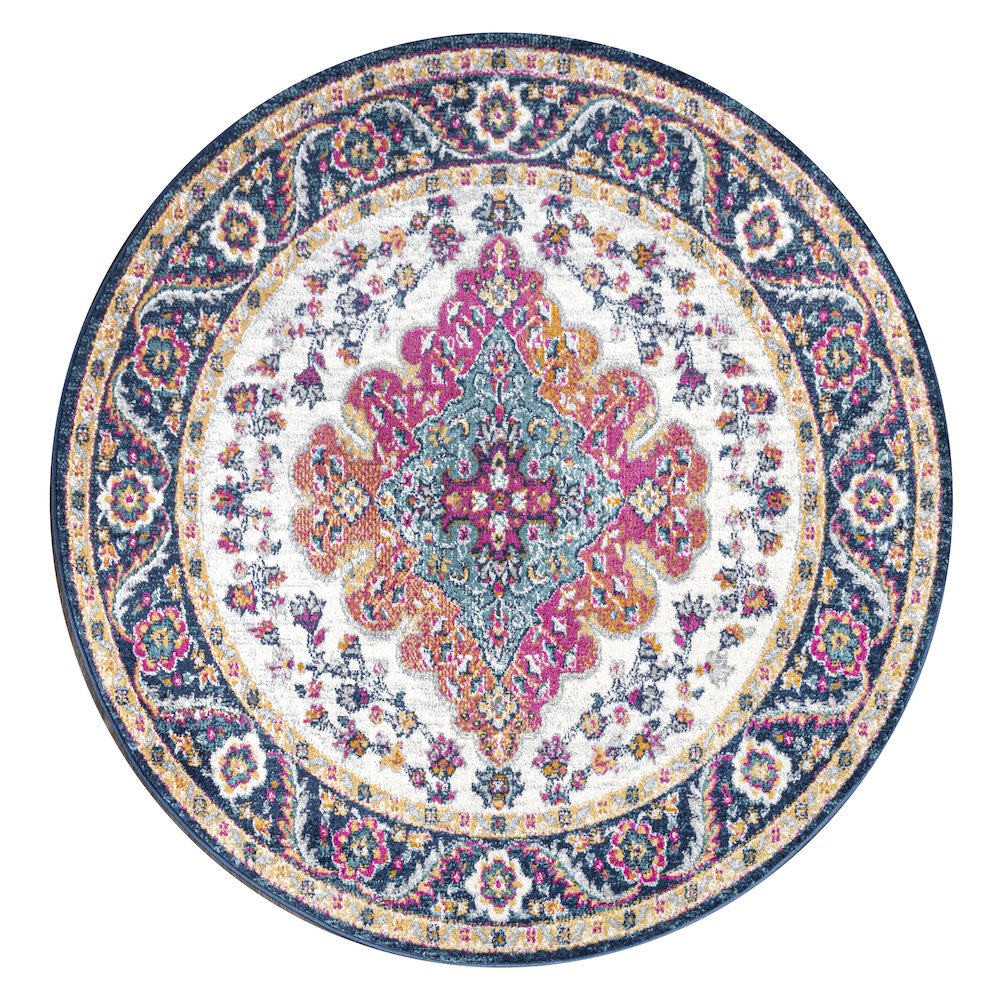 Bohemian Flair Boho Vintage Medallion Area Rug. Picture 1