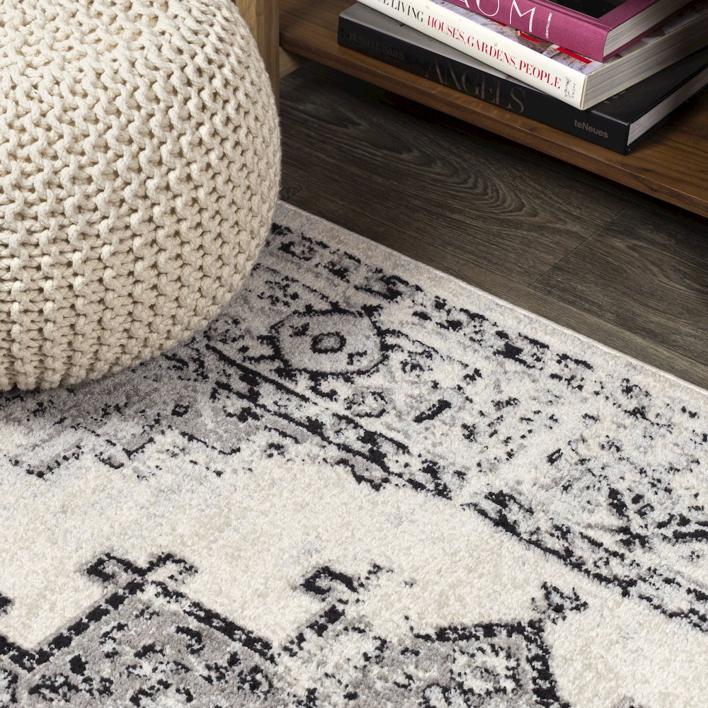 Inigo Cottage Medallion Area Rug. Picture 7