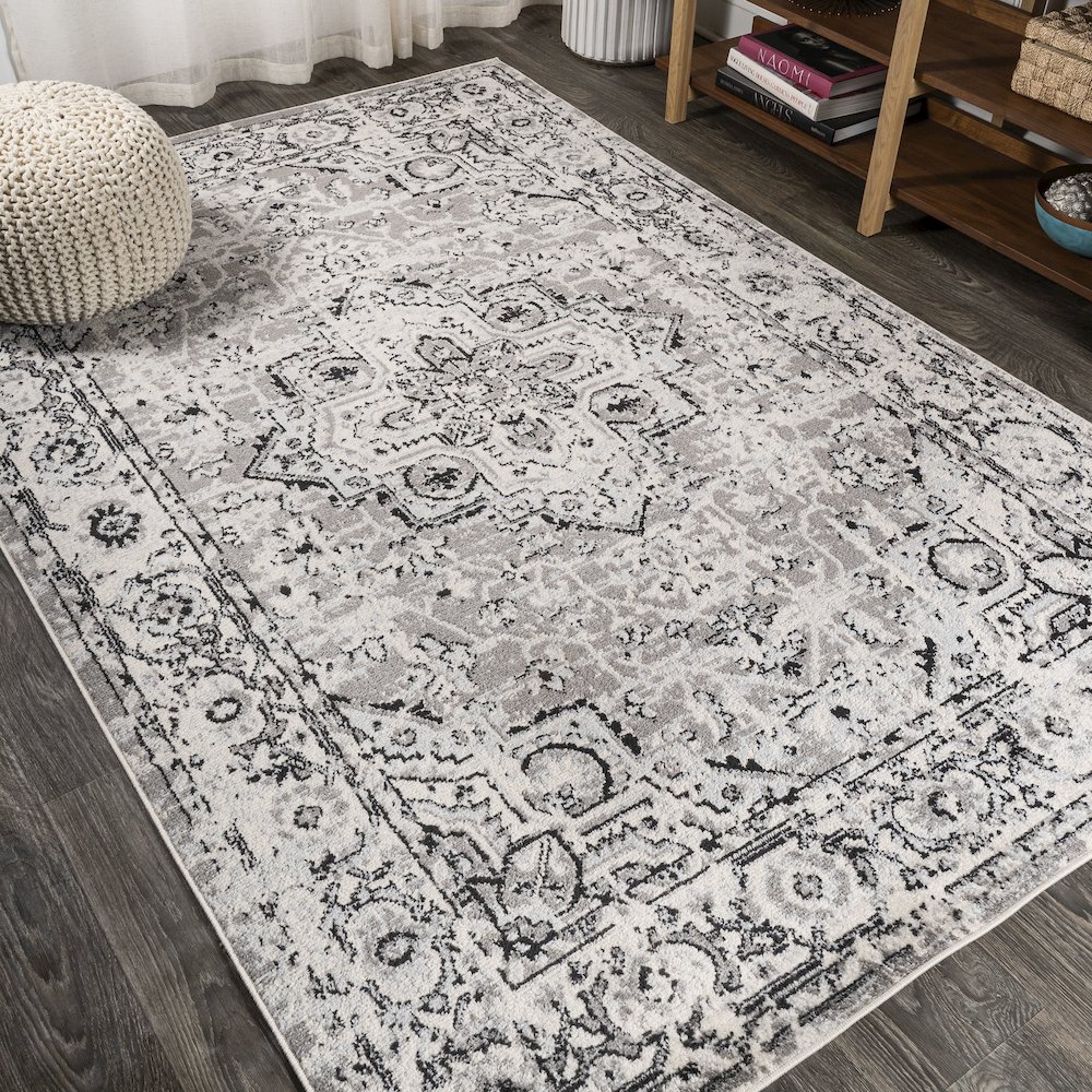 Denia Ornate Geometric Medallion Area Rug. Picture 4