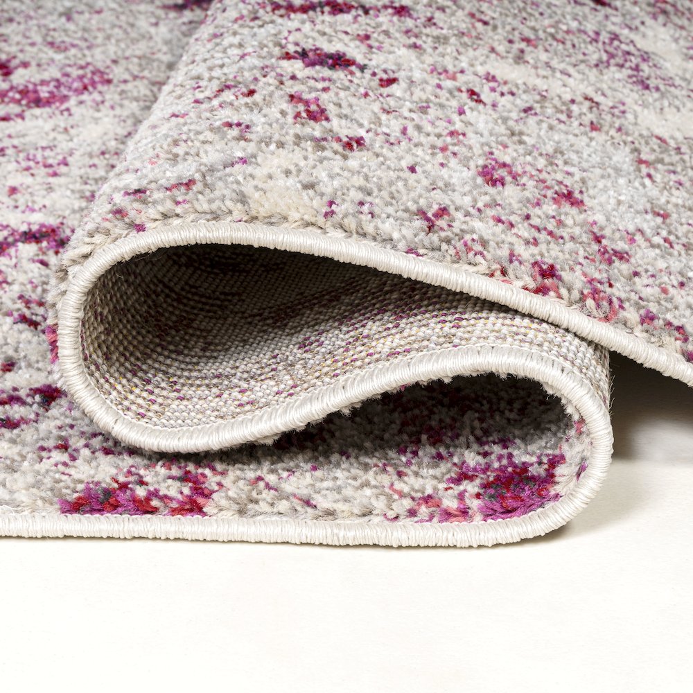 Contemporary Pop Modern Abstract Vintage Faded Area Rug. Picture 11