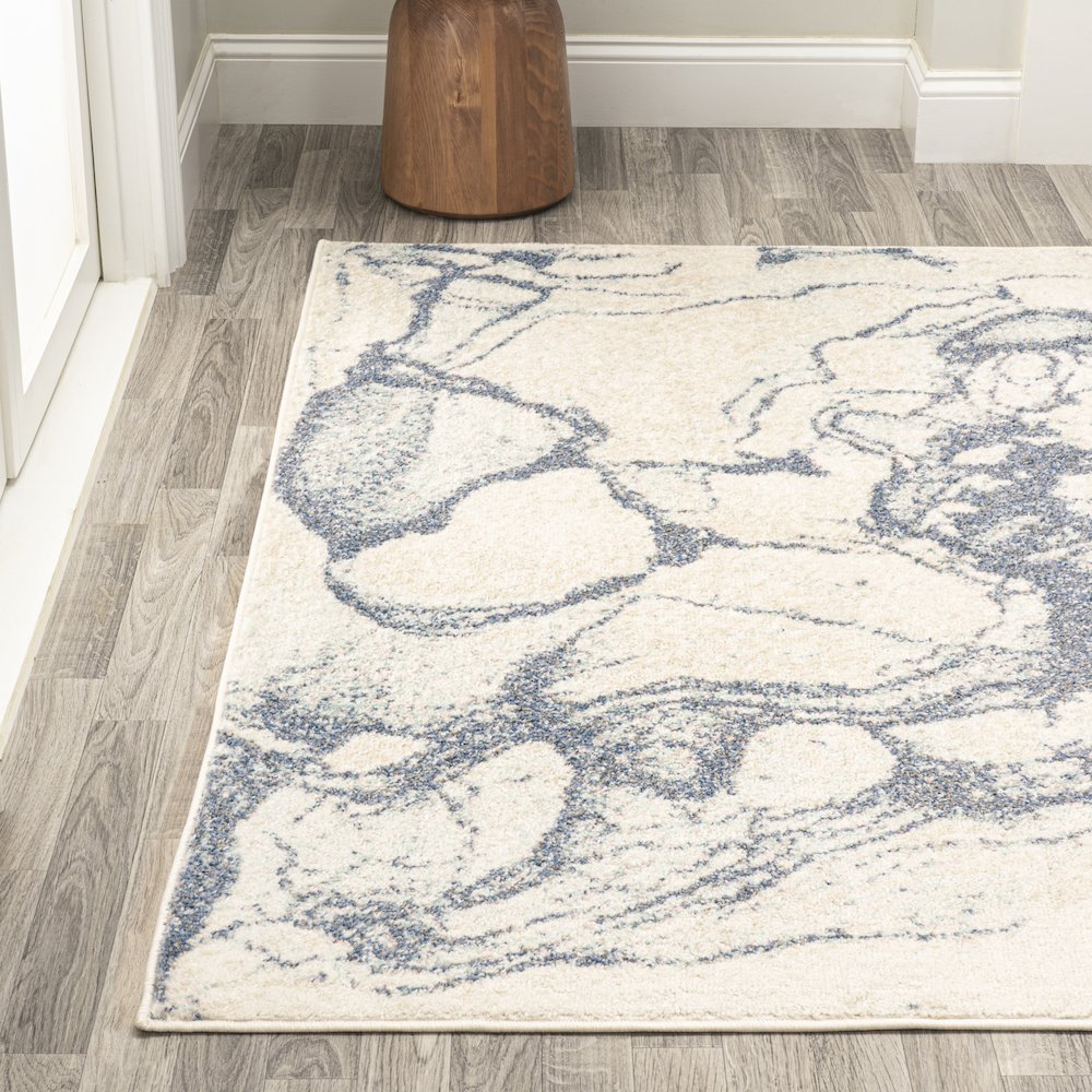 Marmo Abstract Marbled Modern Area Rug. Picture 3