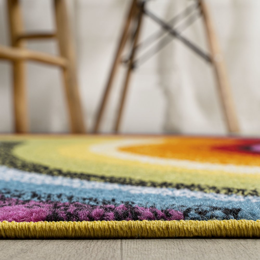 Flow Abstract Swirl Area Rug. Picture 11