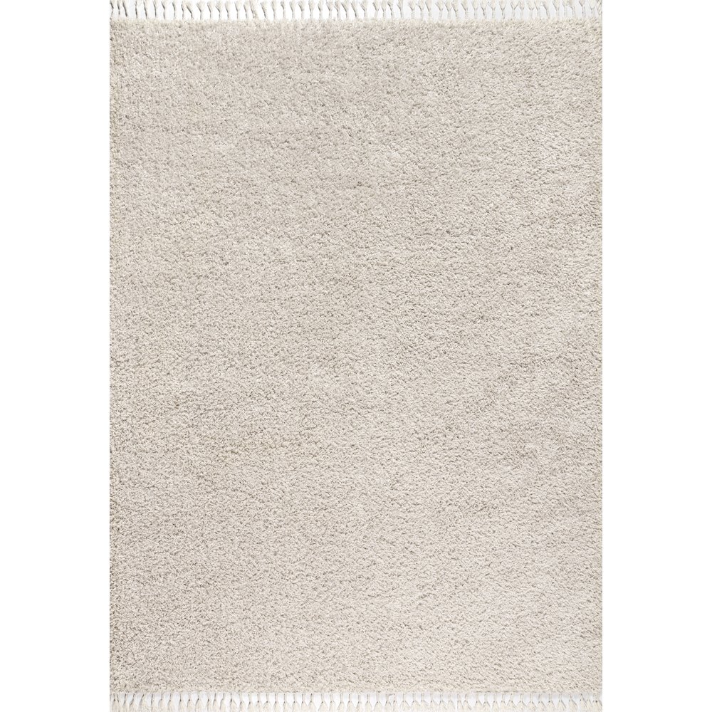 Mercer Shag Plush Tassel Area Rug. Picture 1