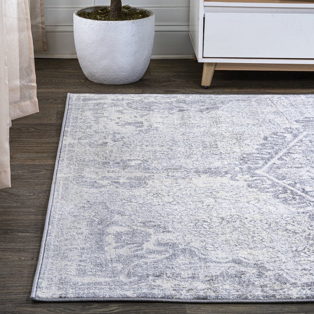 Edison Modern Persian Vintage Medallion Area Rug. Picture 3