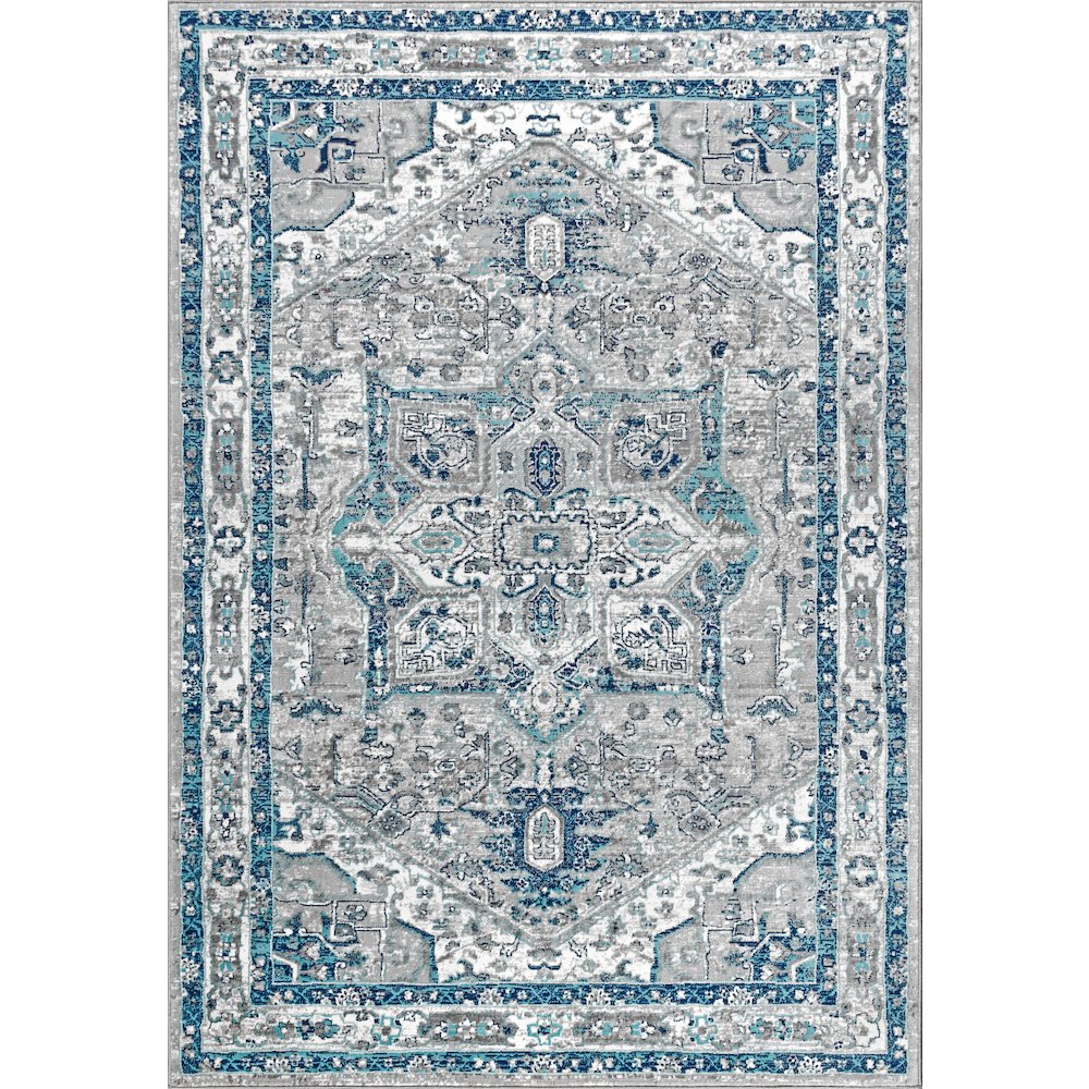 Jerica Modern Persian Vintage Medallion Area Rug. Picture 1