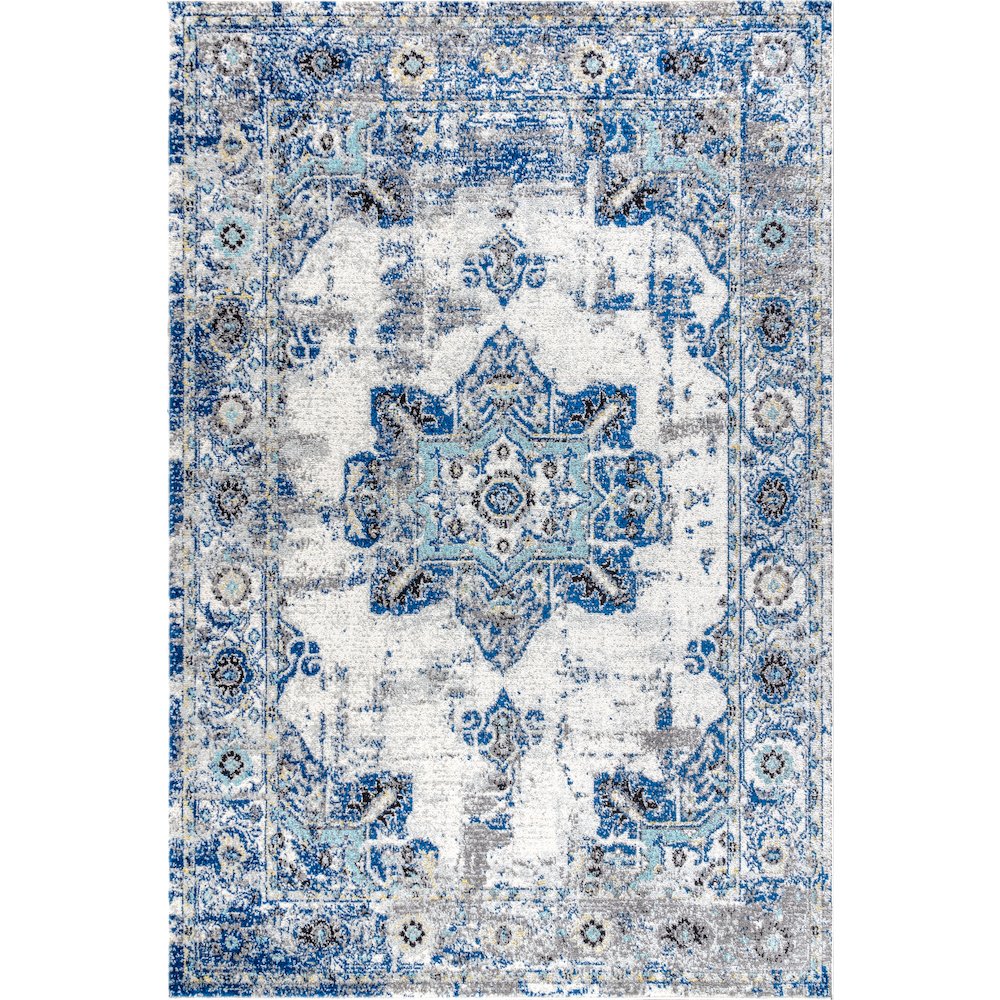 Ashley Modern Persian Boho Vintage Medallion Area Rug. Picture 1