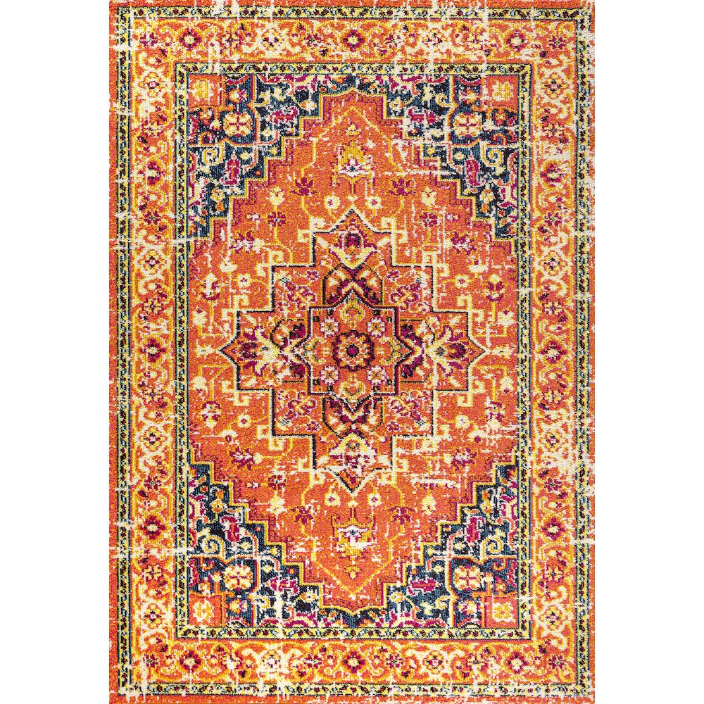 Brooklyn Geometric Medallion Area Rug. Picture 1