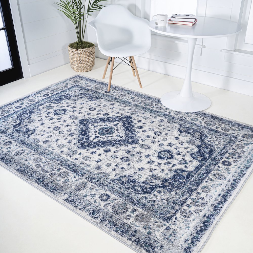 Indhira Ornate Medallion Persian Area Rug. Picture 5