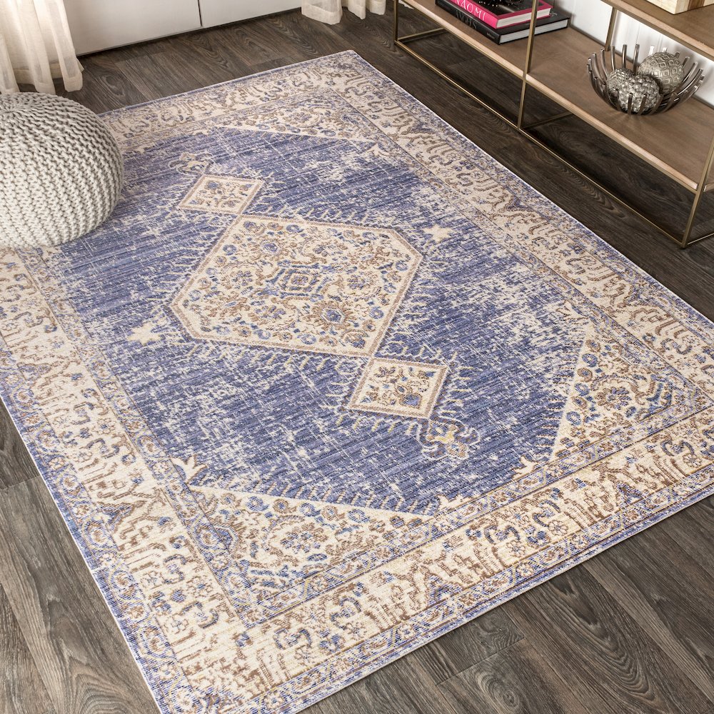 Lila Modern Tribal Medallion Area Rug. Picture 2