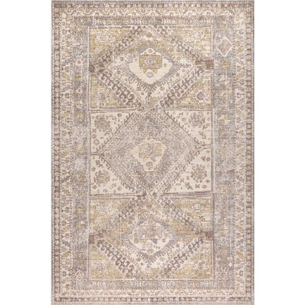 Darija Ornate Geometric Medallion Area Rug. Picture 1