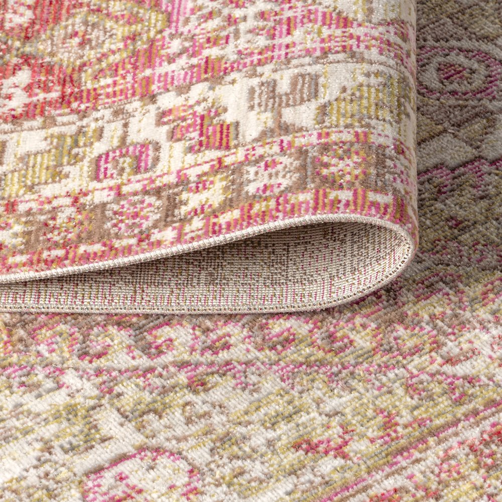 Darija Ornate Geometric Medallion Area Rug. Picture 8