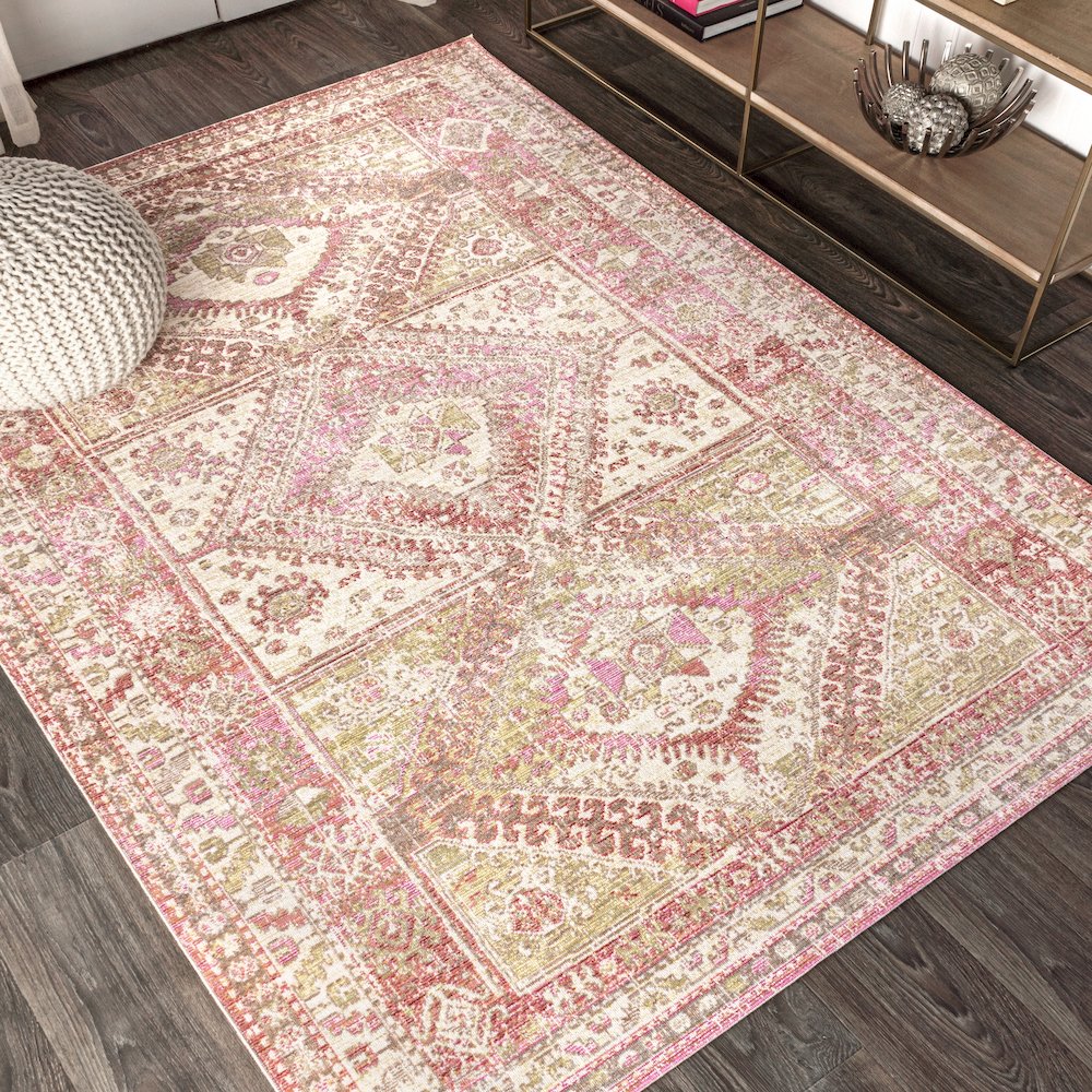 Darija Ornate Geometric Medallion Area Rug. Picture 2